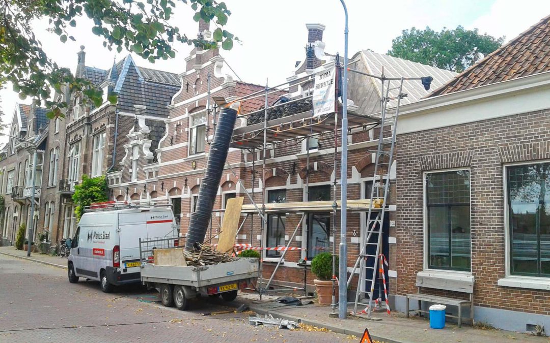 Staal werkt aan de Herengracht